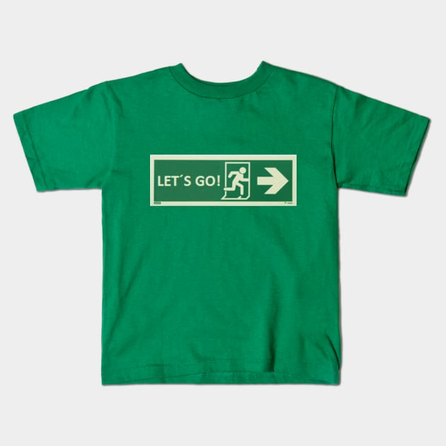 Let´s Go! Kids T-Shirt by Ge